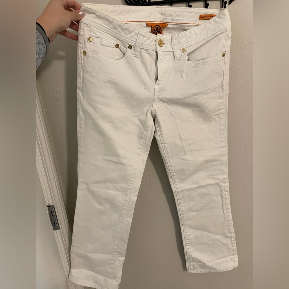 Tory Burch Classic Tory Boot Cut jeans